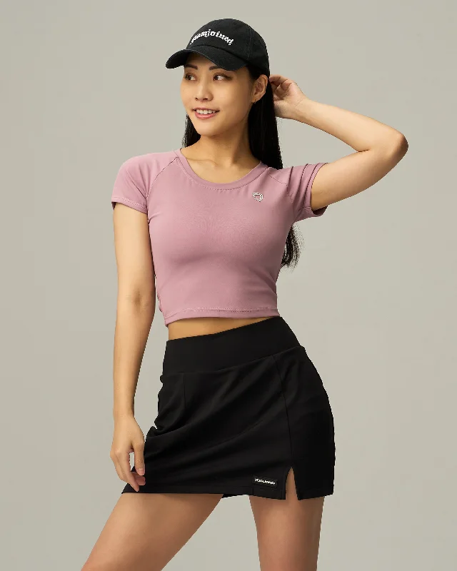 Adapt Scoop Neckline Crop Top