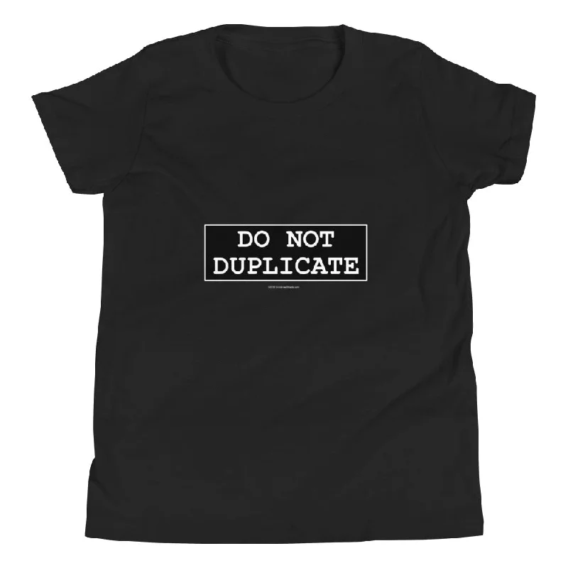 Do Not Duplicate - Youth Short Sleeve T-Shirt