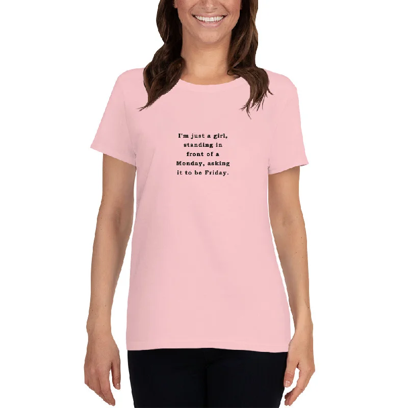 Just a Girl - Women's short sleeve t-shirt