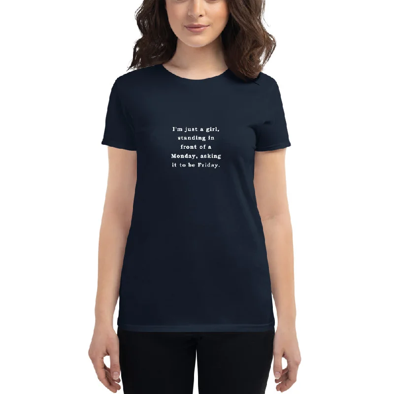 Just a Girl - Women's short sleeve t-shirt