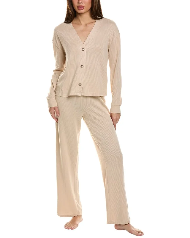 Splendid 2pc Cardigan & Straight Leg Pant Set