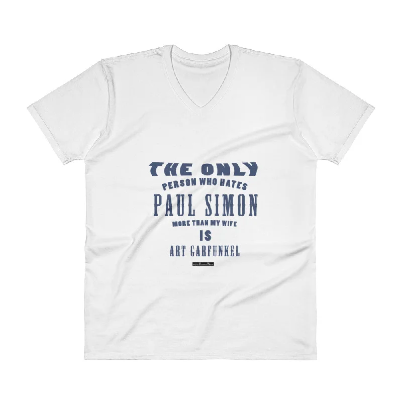 The Only Person Who Hates Paul Simon - Men's V-Neck T-Shirt