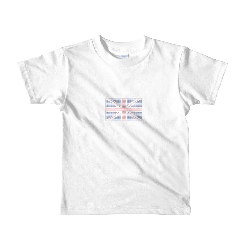 Union Flag ASCII - Short sleeve kids t-shirt