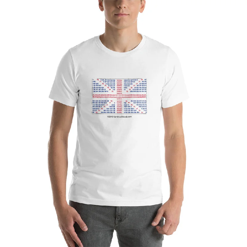 Union Flag ASCII - Short-Sleeve Men's T-Shirt