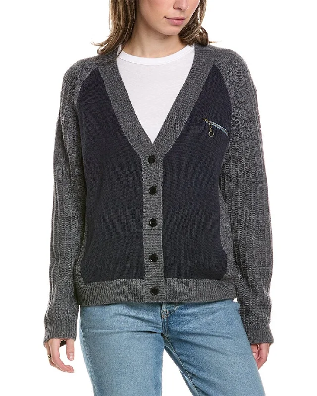 THE GREAT The Fellow Wool-Blend Cardigan