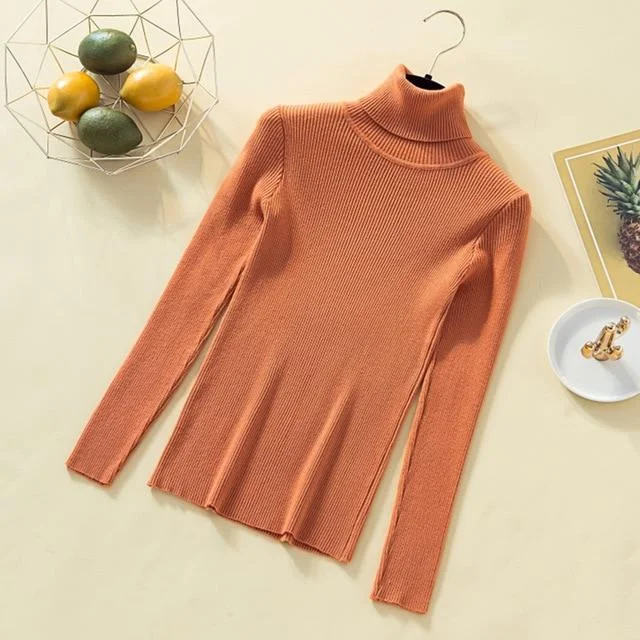 orange sweater