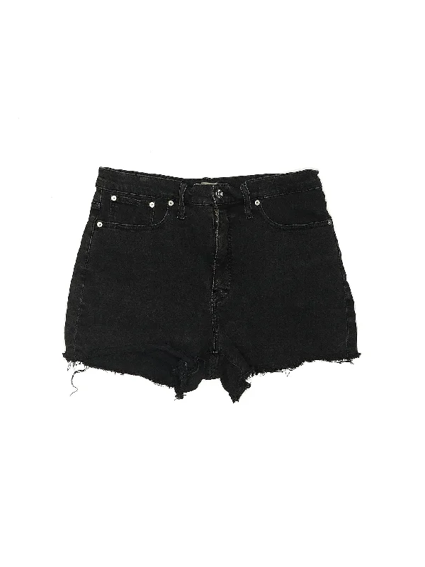 Low-Rise Denim Shorts