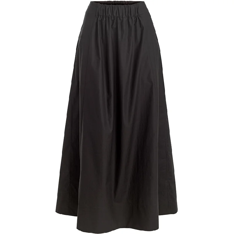 A-LINE SKIRT "MONK" IN BLACK