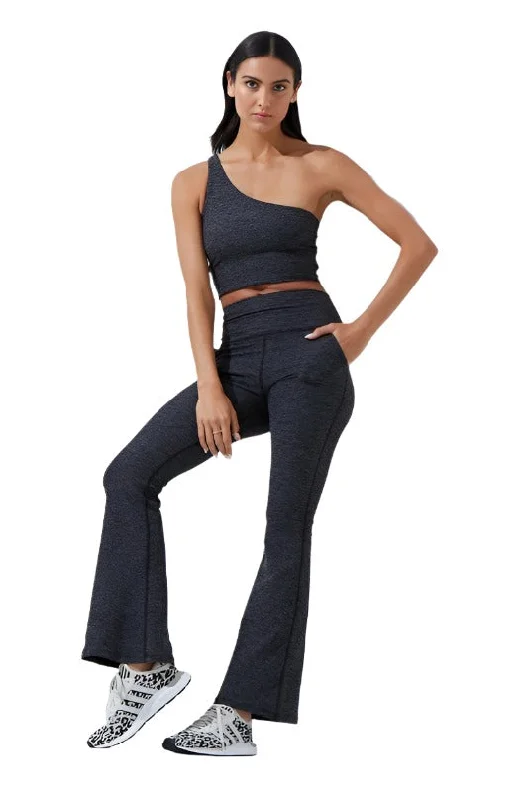 Noli Curve Flair Legging Charcoal Heather