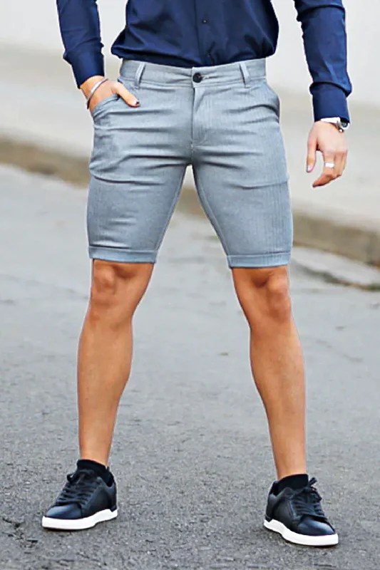 Men's Grey Chino Short