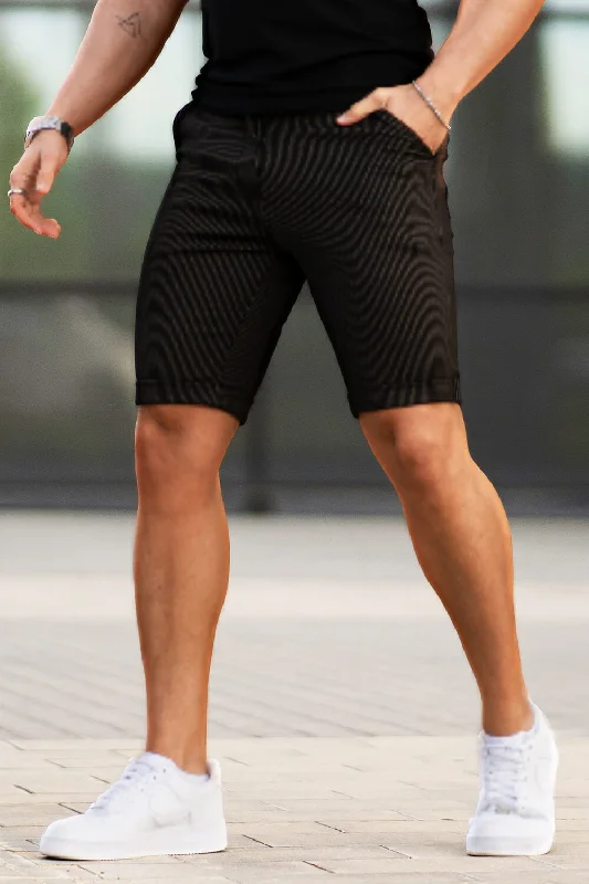 Men's Stretch Chino Short - Black