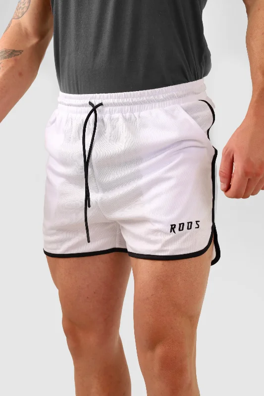 Retro Shorts - White