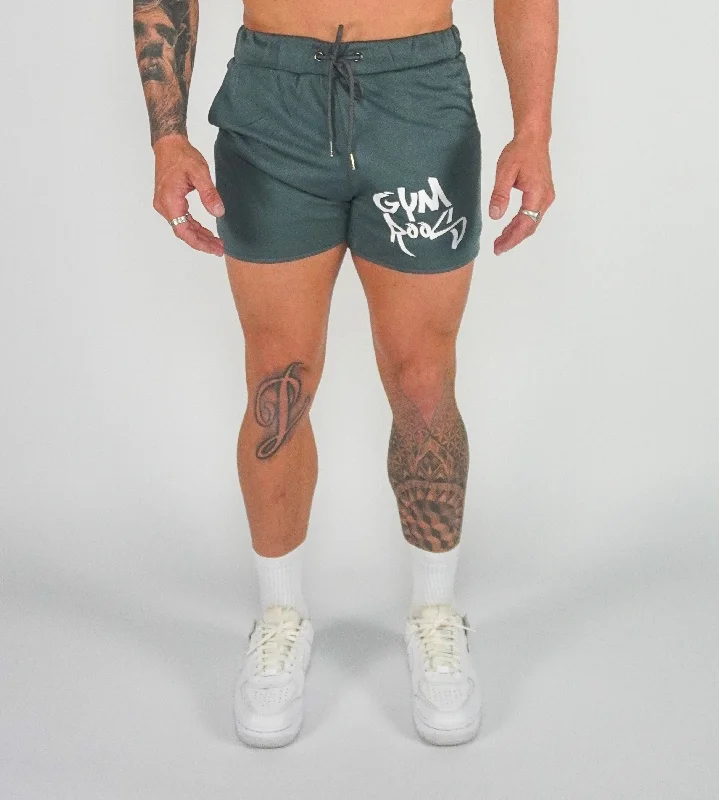 Script Shorts - Grey