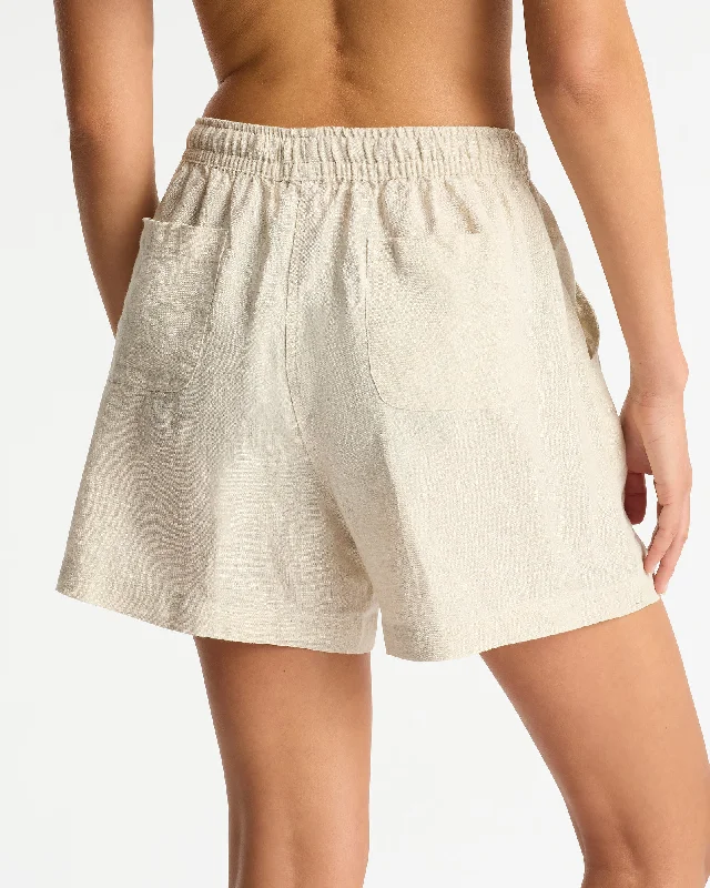 Womens - Short - Classic Linen Short - Natural