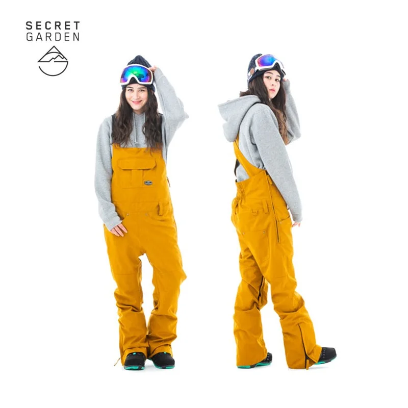 Japan Women‘s Secret Garden Nova Winter Outdoor Snow Bibs Ski Pants