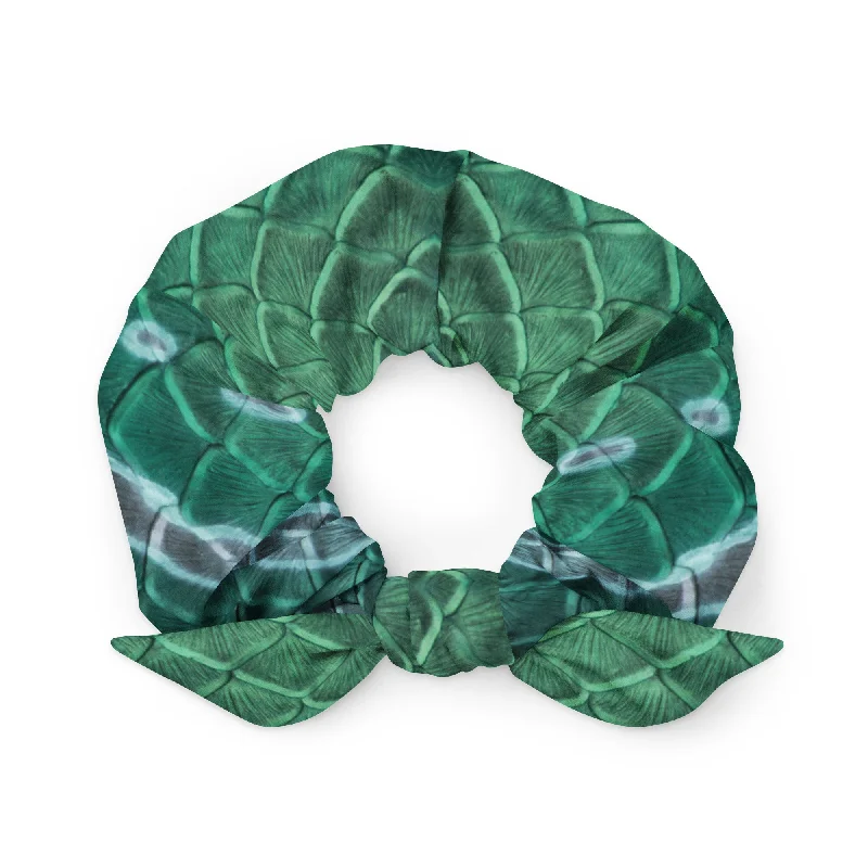 The Dark Sea Recycled Scrunchie