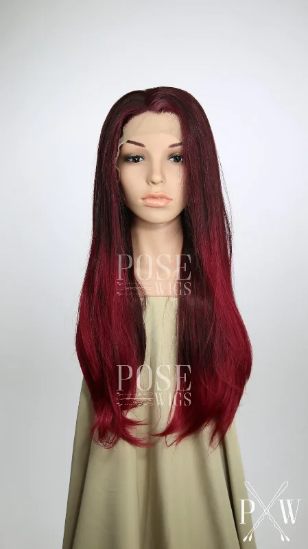 Sky Galaxy Garnet Lace Front Wig