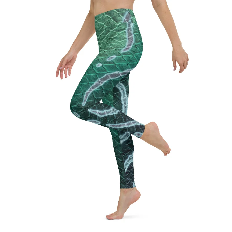 The Dark Sea High Waisted Leggings