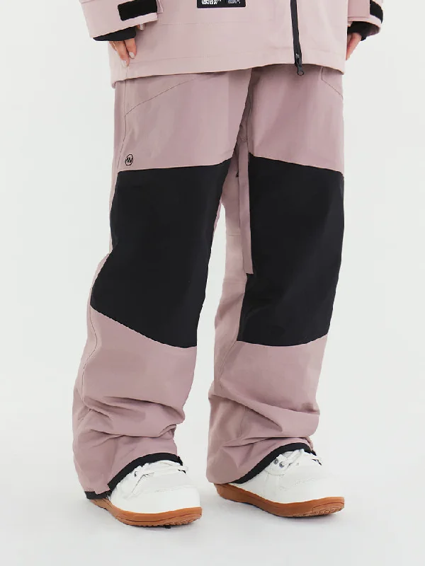 Women's Nandn Colorblock Mountain Top Snow Pants